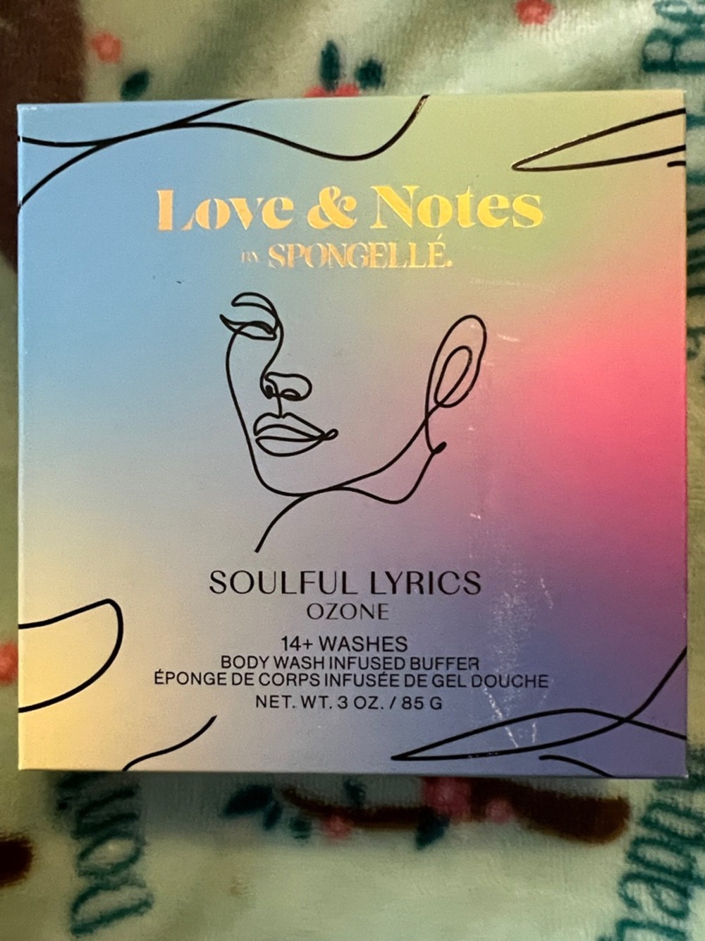 2/$32 Love & Notes by Spongellé Soulful Lyrics Ozone Body Wash Infused Buffer